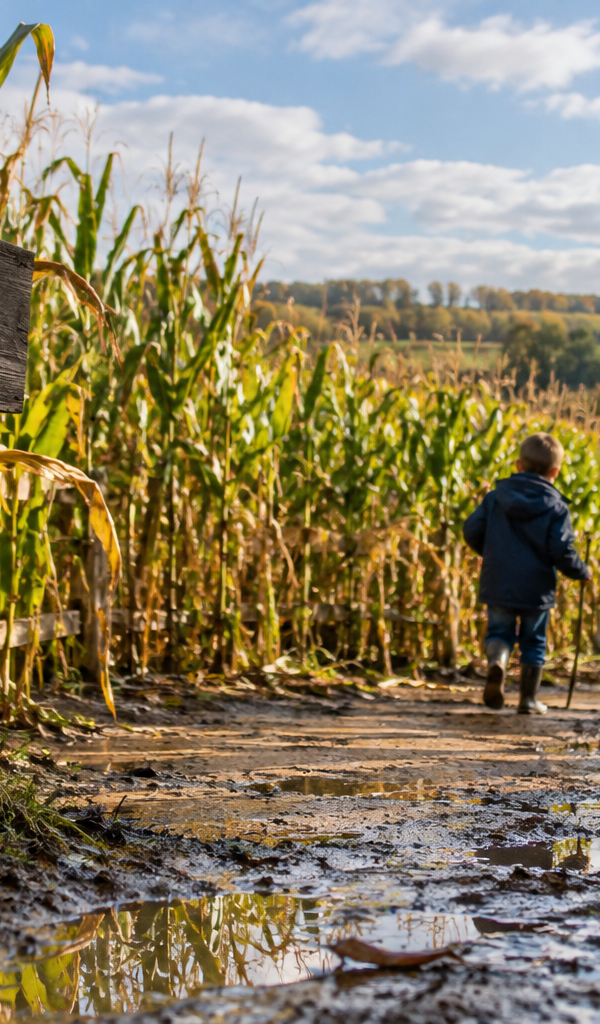 How to Tackle Richardson’s Corn Maze Without Wearing Out the Kids