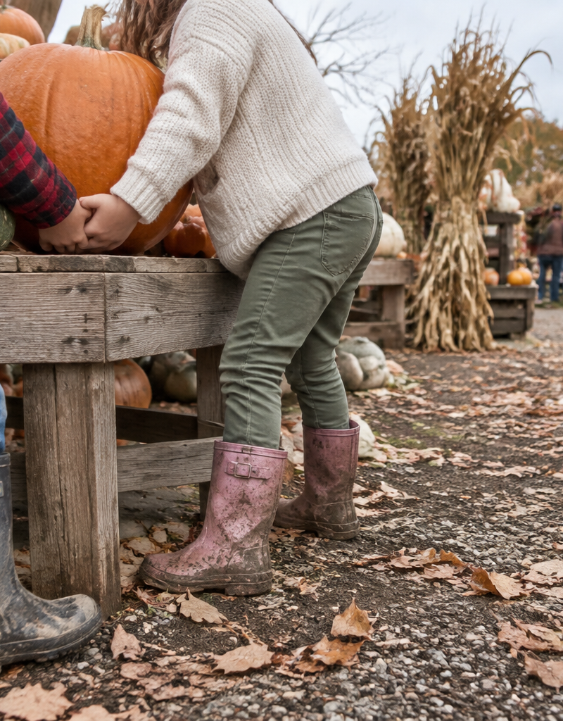 What to Write Under Your Family’s Pumpkin Patch Photos